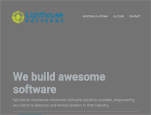 Tablet Screenshot of lighthousepatterns.com